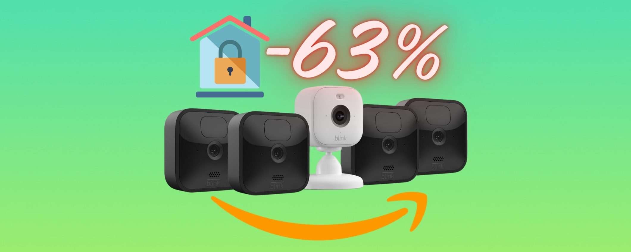 Anticipa il Prime Day: già oggi le 4 videocamere Blink Outdoor sono al 63% Anticipa il Prime Day: già oggi le 4 videocamere Blink Outdoor sono al 63%