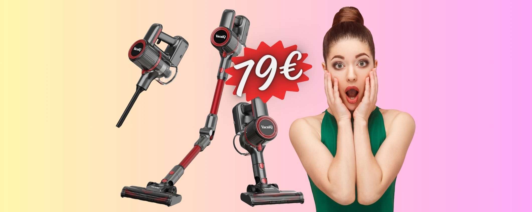 Aspirapolvere senza fili a METÀ PREZZO su Amazon ora tuo a SOLI 79€ Aspirapolvere senza fili a METÀ PREZZO su Amazon ora tuo a SOLI 79€