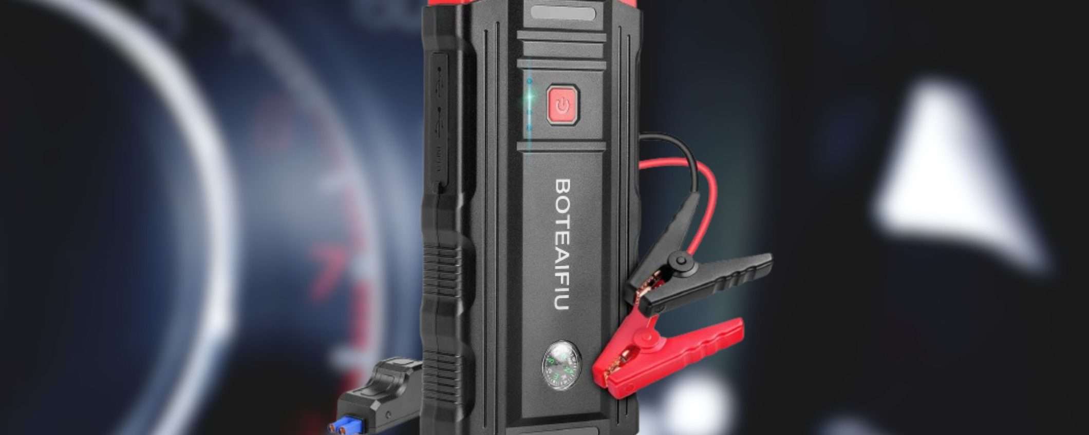 Avviatore per auto a 35,99€: ADDIO batteria a terra, riparti immediatamente
