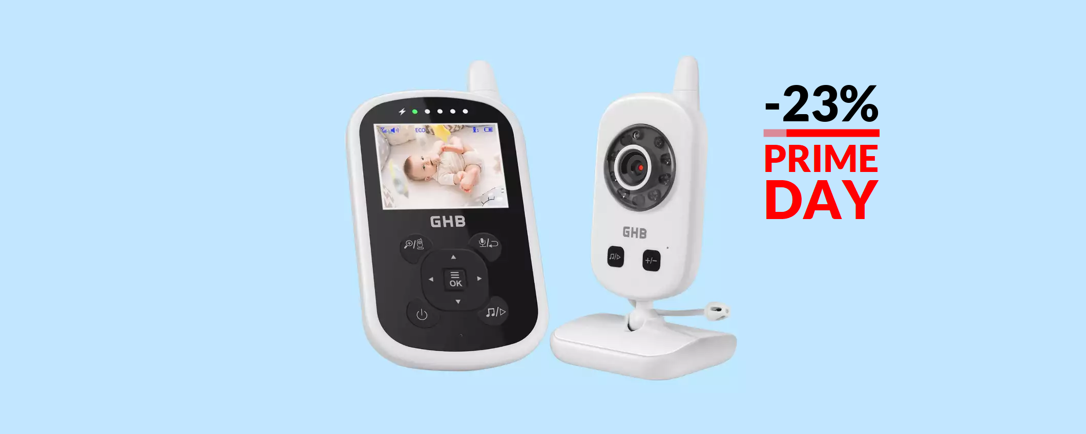 Baby Monitor con visione notturna a 38€ con le Offerte Prime Day Baby Monitor con visione notturna a 38€ con le Offerte Prime Day