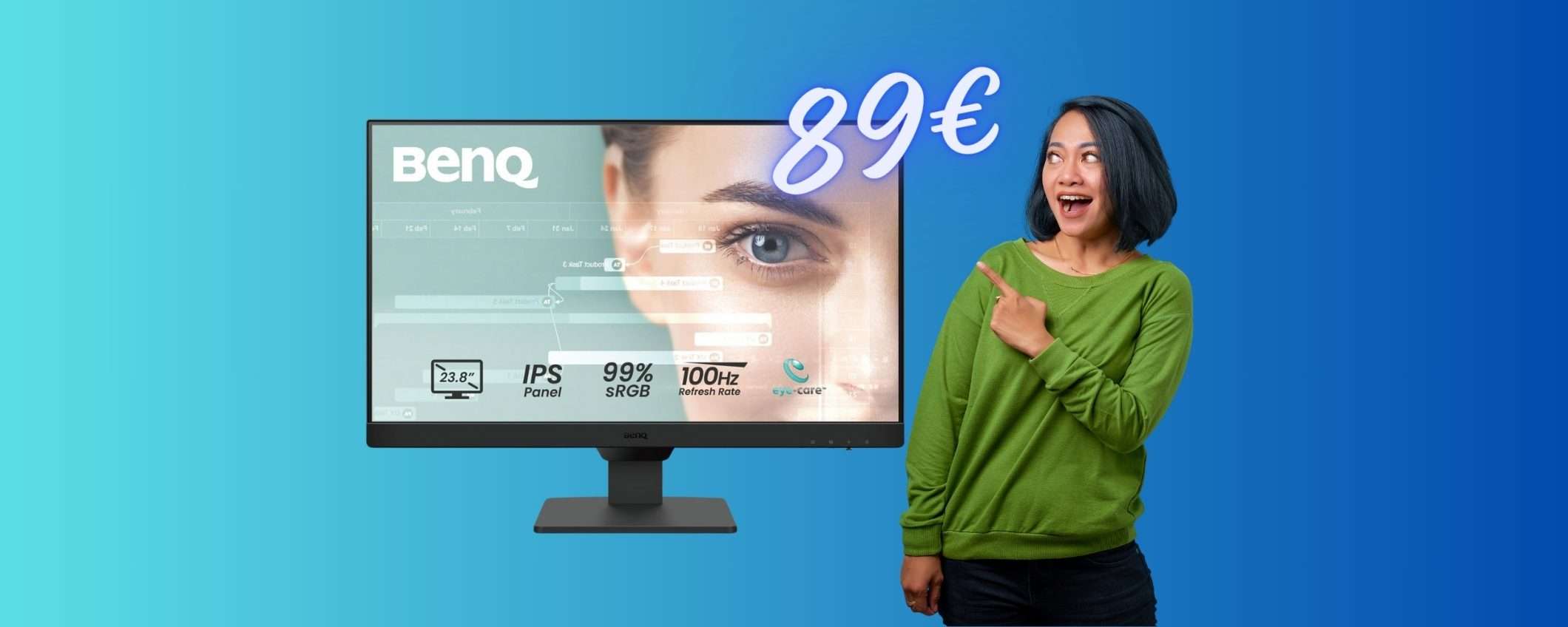 BenQ: monitor gaming da 24 BenQ: monitor gaming da 24
