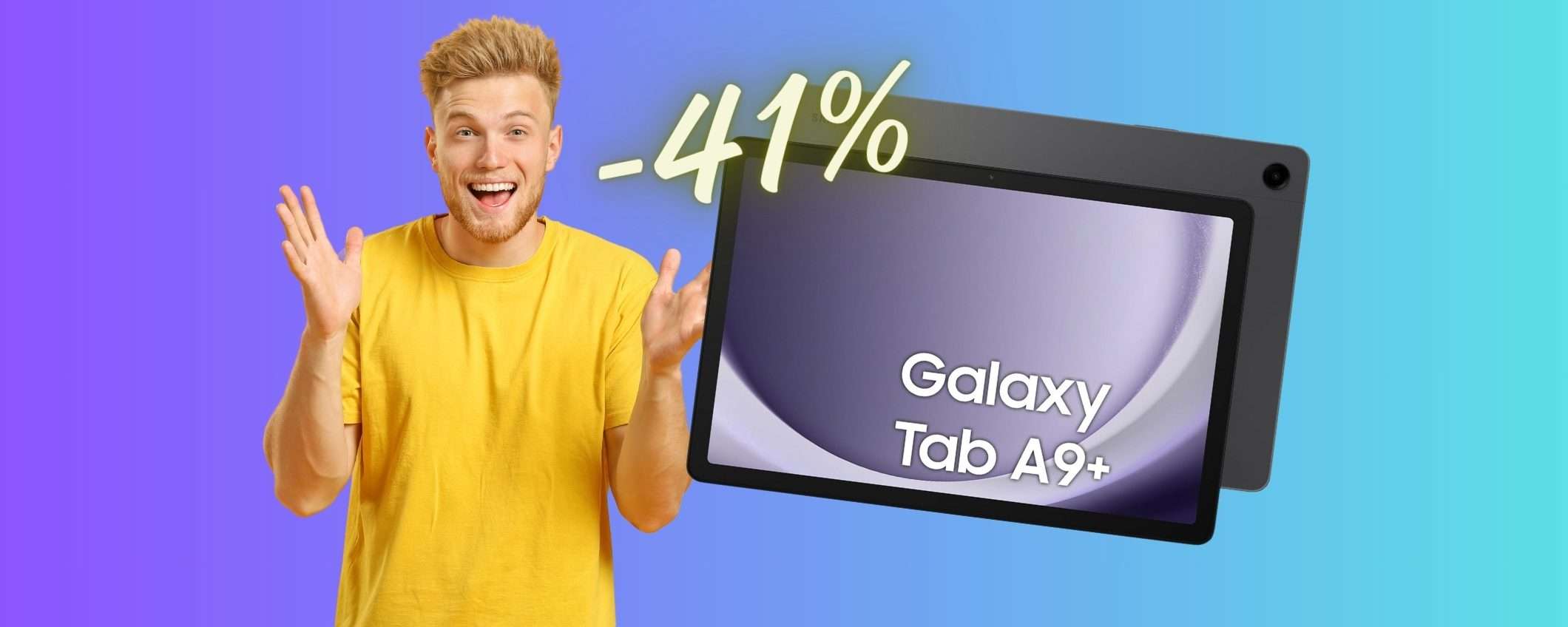BOMBA Amazon per l'EPICO Samsung Galaxy Tab A9+ da 11 BOMBA Amazon per l'EPICO Samsung Galaxy Tab A9+ da 11