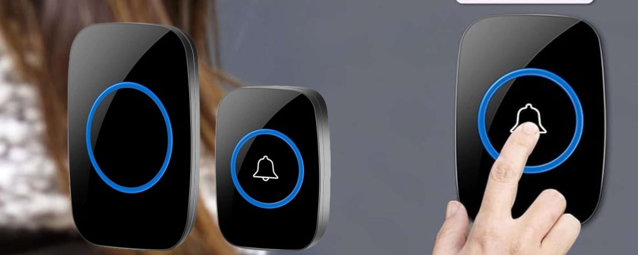 Campanello a 9,59€: completamente WIRELESS, copre fino a 300 metri (assurdo) Campanello a 9,59€: completamente WIRELESS, copre fino a 300 metri (assurdo)