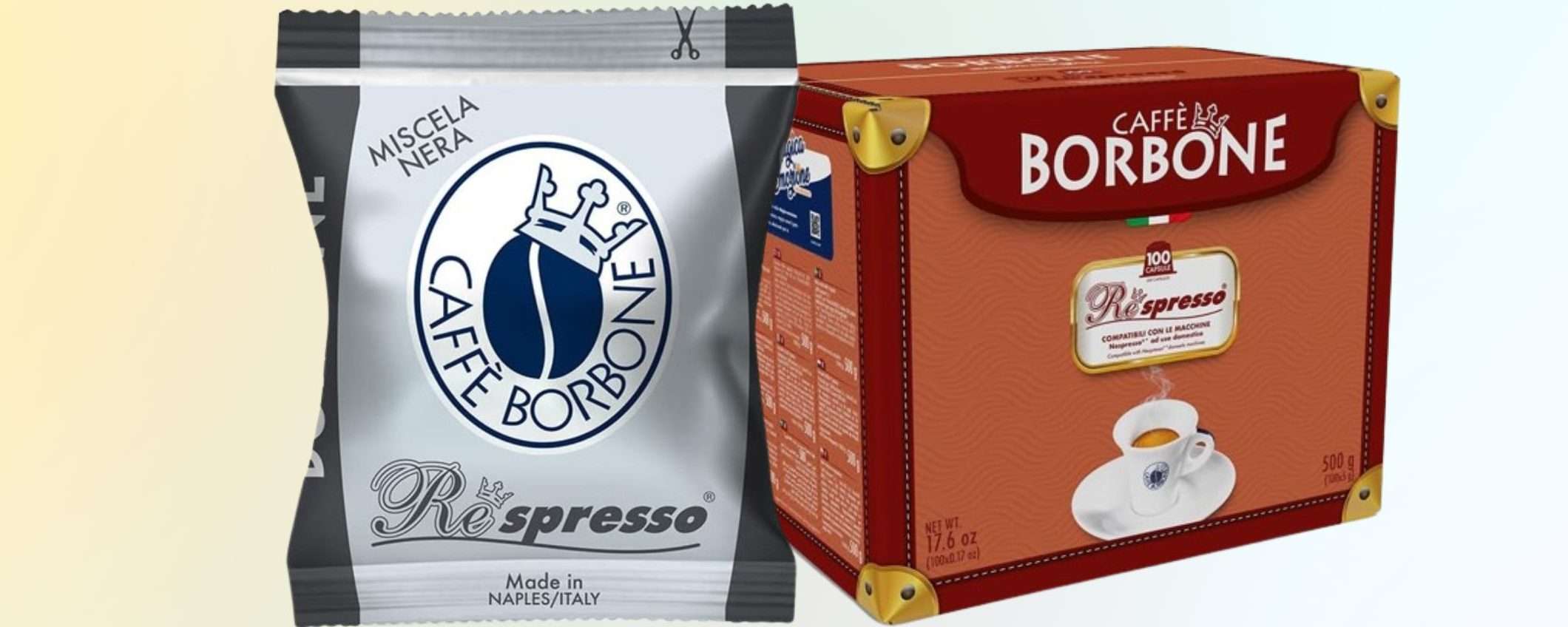 Caffè Borbone per Nespresso, Amazon è IMPAZZITA: scorta da 100 capsule a 17€ Caffè Borbone per Nespresso, Amazon è IMPAZZITA: scorta da 100 capsule a 17€