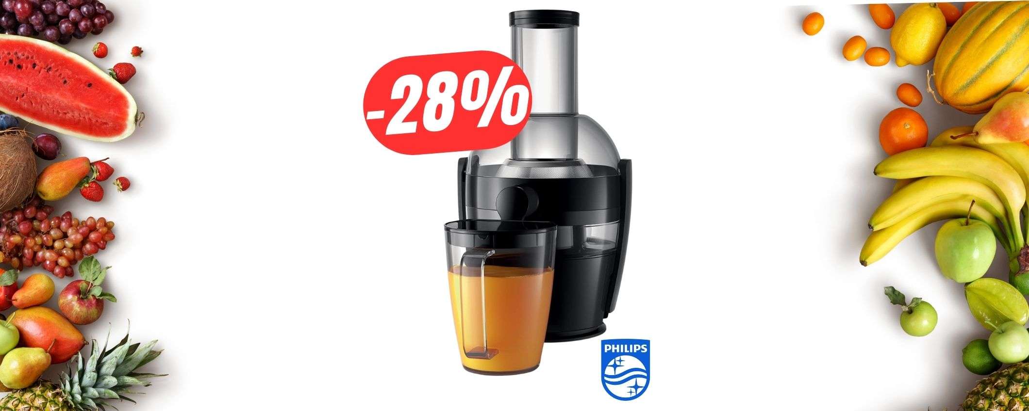 Prepara succhi dei frutta freschissimi con la CENTRIFUGA Philips al -28%! Prepara succhi dei frutta freschissimi con la CENTRIFUGA Philips al -28%!