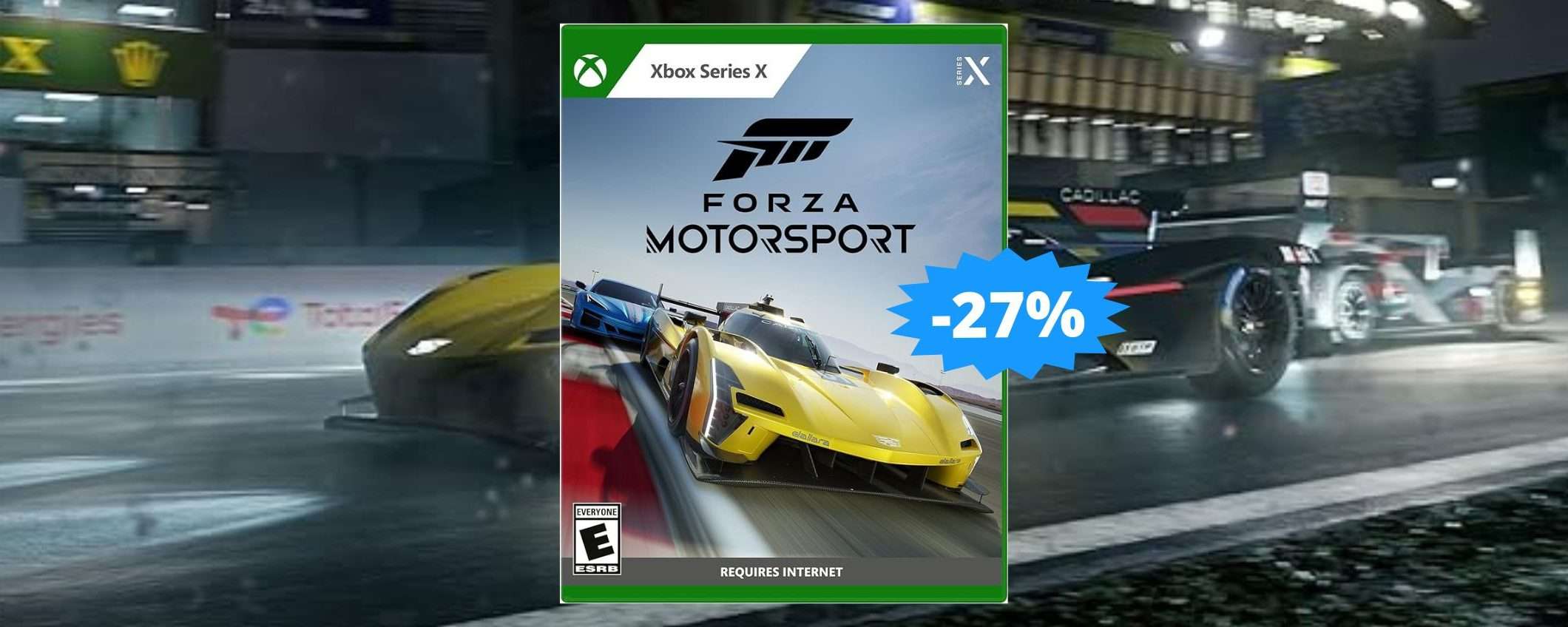 Forza Motorsport per Xbox: sconto FOLLE del 50% su Amazon Forza Motorsport per Xbox: sconto FOLLE del 50% su Amazon