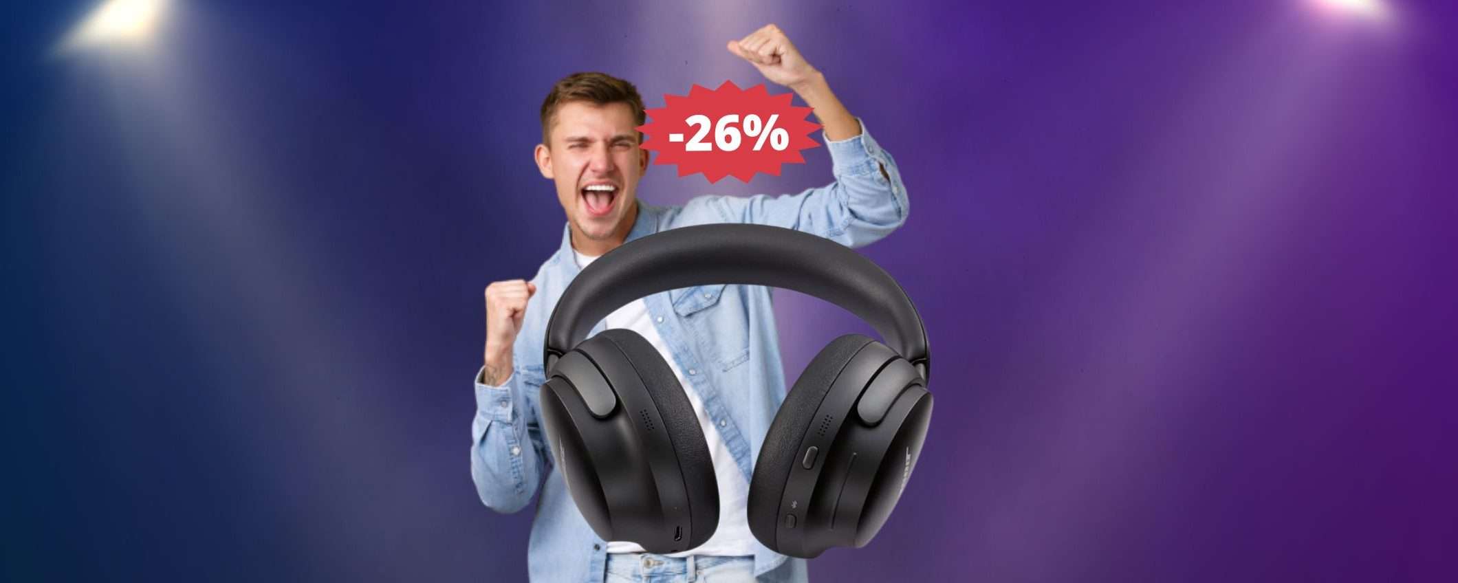 Bose QuietComfort Ultra: il MASSIMO per le tue orecchie (-26%) Bose QuietComfort Ultra: il MASSIMO per le tue orecchie (-26%)