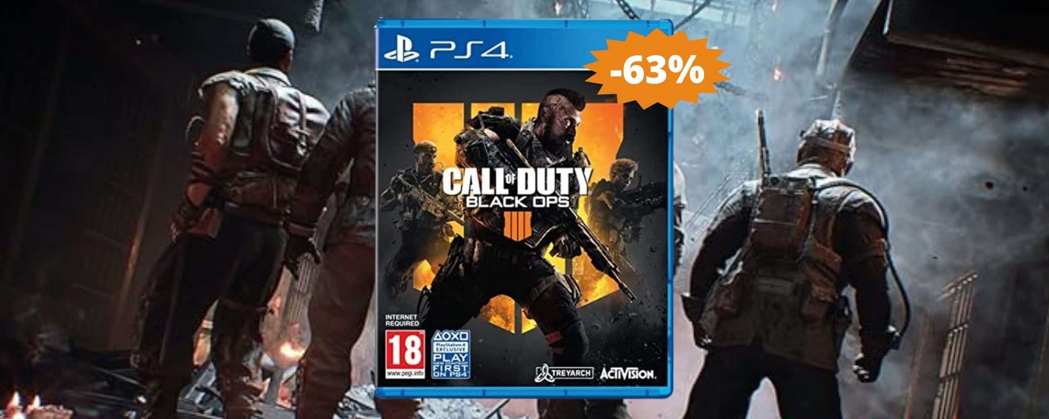 Call of Duty Black Ops 4 per PS4: prezzo BOMBA su Amazon (-63%) Call of Duty Black Ops 4 per PS4: prezzo BOMBA su Amazon (-63%)