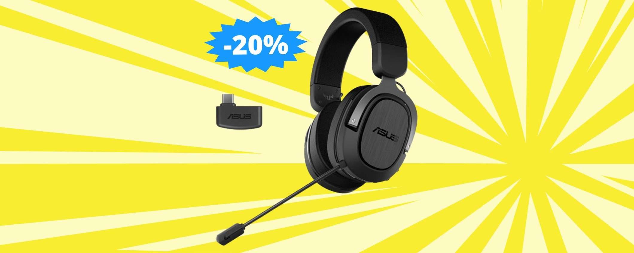 Cuffie ASUS TUF Gaming H3: l'OCCASIONE che stavi cercando (-20%) Cuffie ASUS TUF Gaming H3: l'OCCASIONE che stavi cercando (-20%)