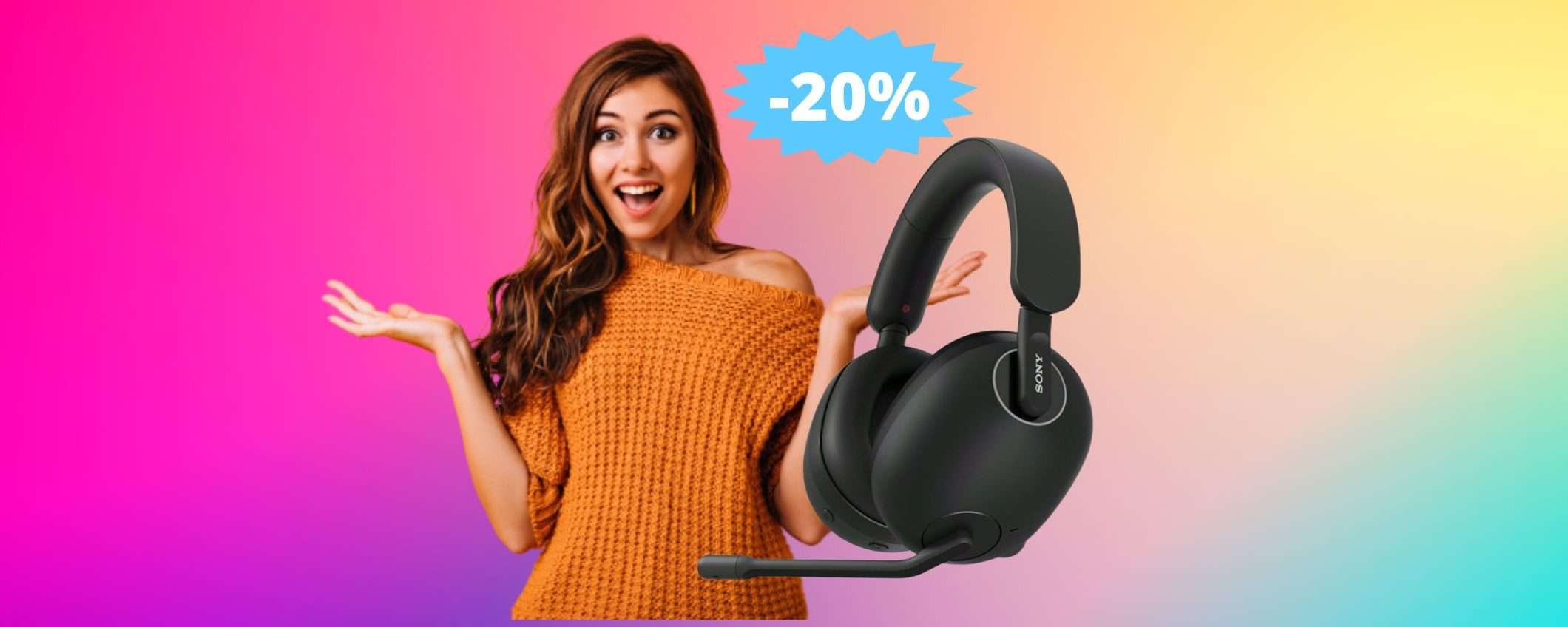 Cuffie Sony INZONE H9: l'ECCELLENZA per il gaming (-20%) Cuffie Sony INZONE H9: l'ECCELLENZA per il gaming (-20%)