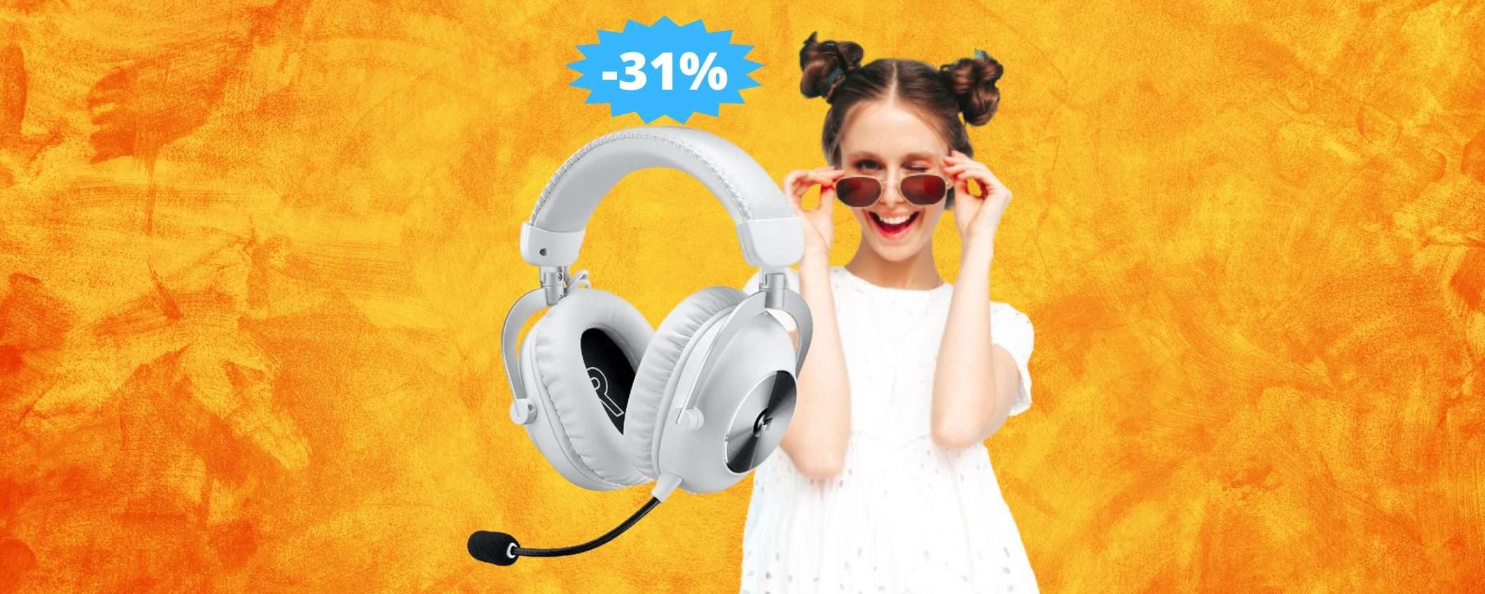 Cuffie da gaming Logitech G PRO X2: sconto EPICO del 31% Cuffie da gaming Logitech G PRO X2: sconto EPICO del 31%
