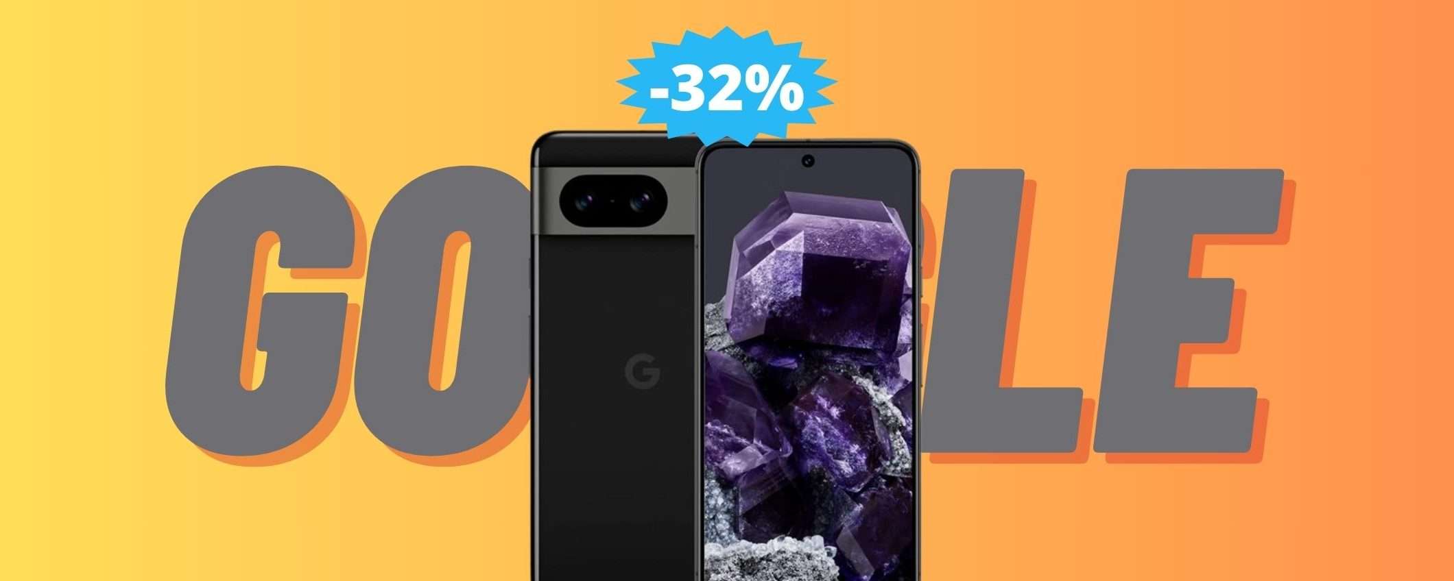 Google Pixel 8: IRRESISTIBILE a questo prezzo (-32%) Google Pixel 8: IRRESISTIBILE a questo prezzo (-32%)