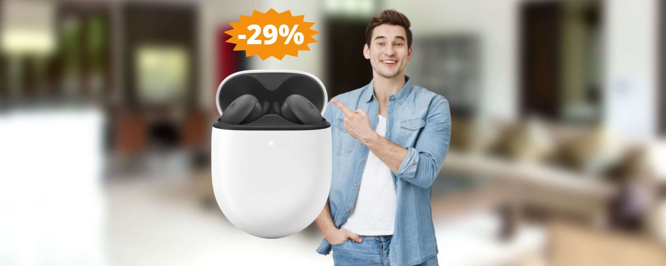 Google Pixel Buds A-Series: sconto IMPERDIBILE del 29% Google Pixel Buds A-Series: sconto IMPERDIBILE del 29%