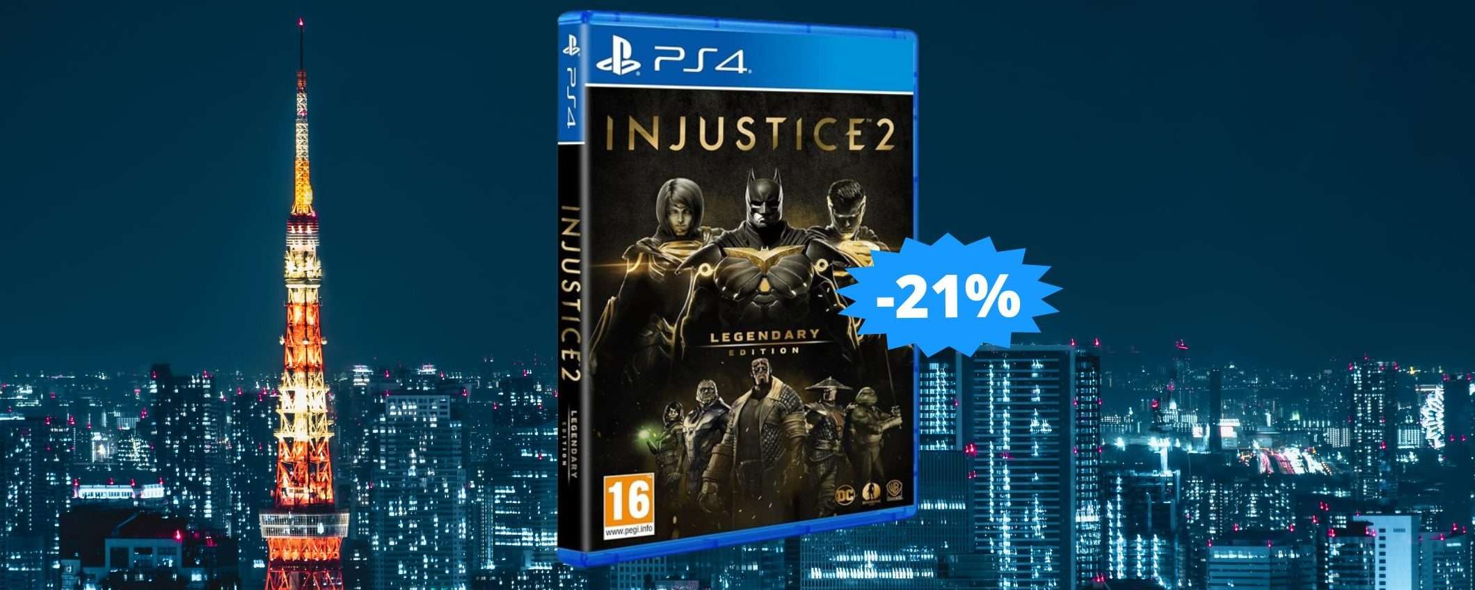 Injustice 2 Legendary Edition per PS4: sconto EPICO del 21% Injustice 2 Legendary Edition per PS4: sconto EPICO del 21%