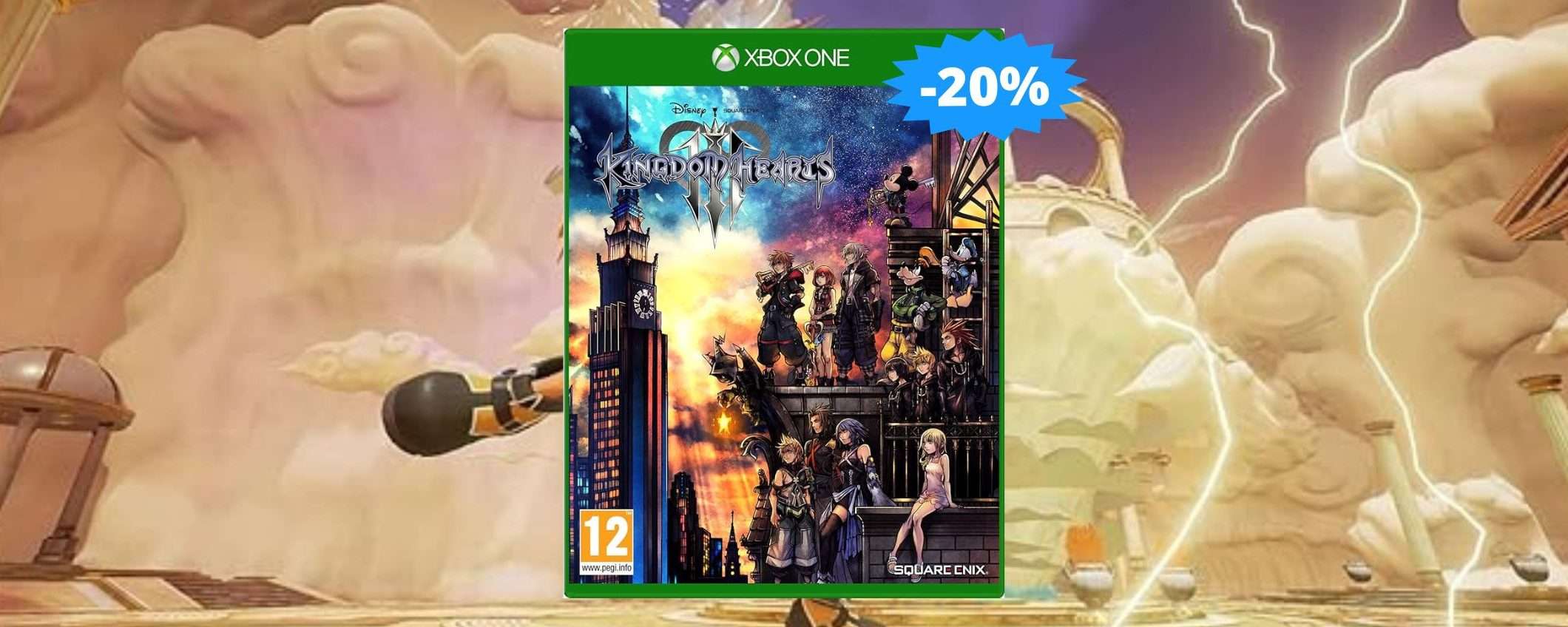Kingdom Hearts III per Xbox One: sconto EPICO del 20% Kingdom Hearts III per Xbox One: sconto EPICO del 20%