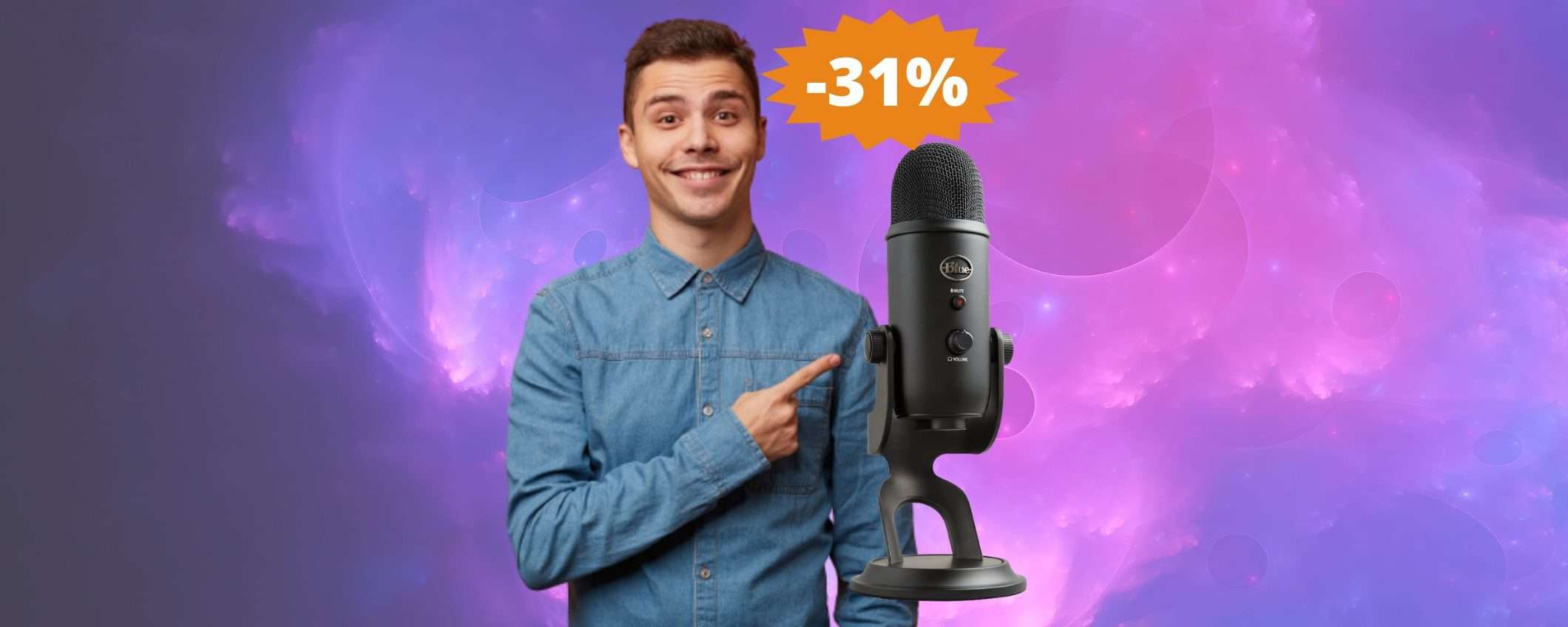 Logitech Blue Yeti: AFFARE imperdibile per le OFFERTE Prime Day (-31%) Logitech Blue Yeti: AFFARE imperdibile per le OFFERTE Prime Day (-31%)