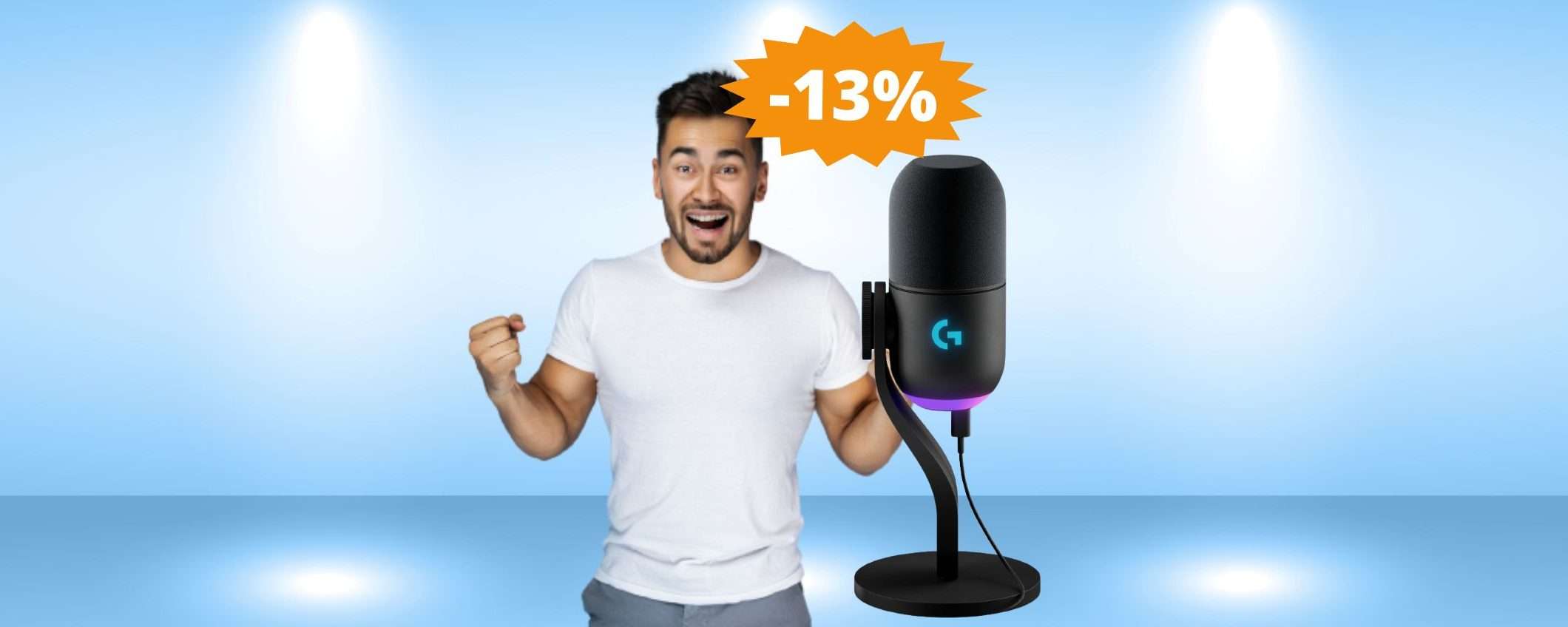 Microfono Logitech G Yeti GX: sconto ESCLUSIVO su Amazon (-13%) Microfono Logitech G Yeti GX: sconto ESCLUSIVO su Amazon (-13%)