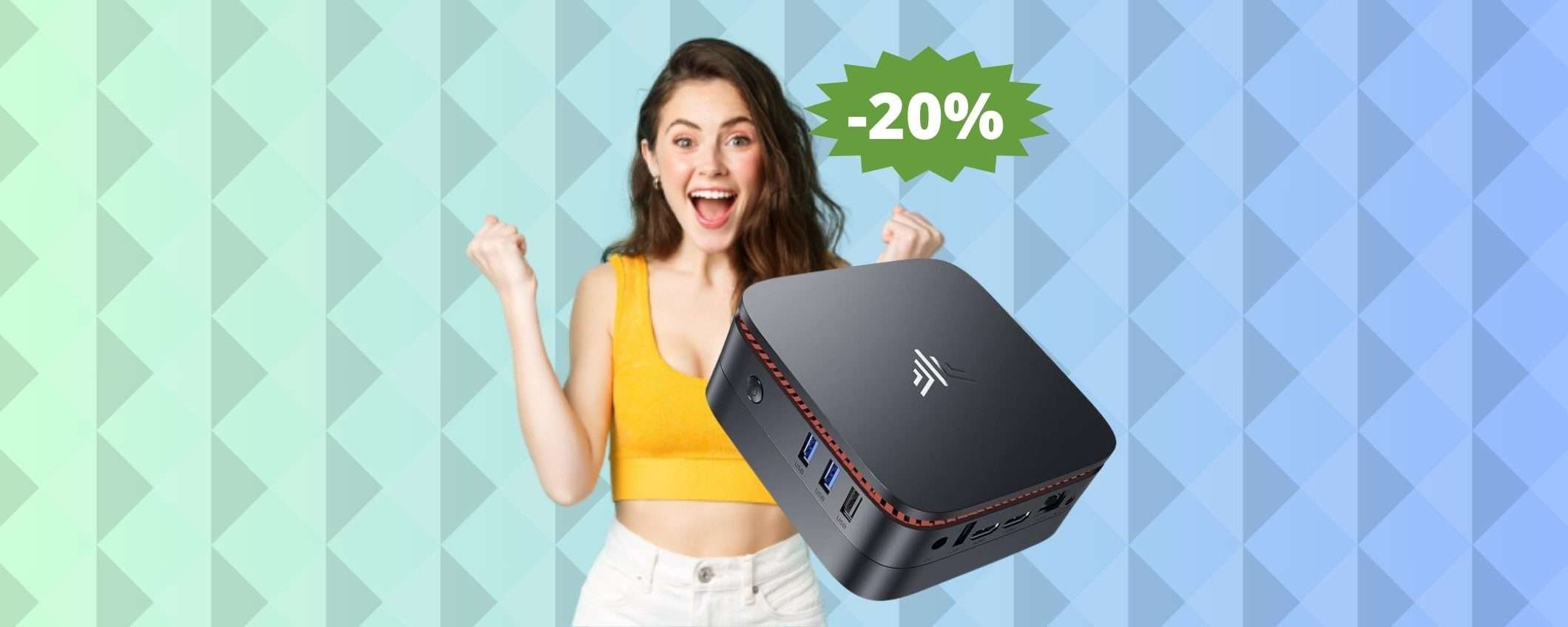Mini PC NiPoGi AK1PLUS: OFFERTA a tempo LIMITATO (-20%) Mini PC NiPoGi AK1PLUS: OFFERTA a tempo LIMITATO (-20%)