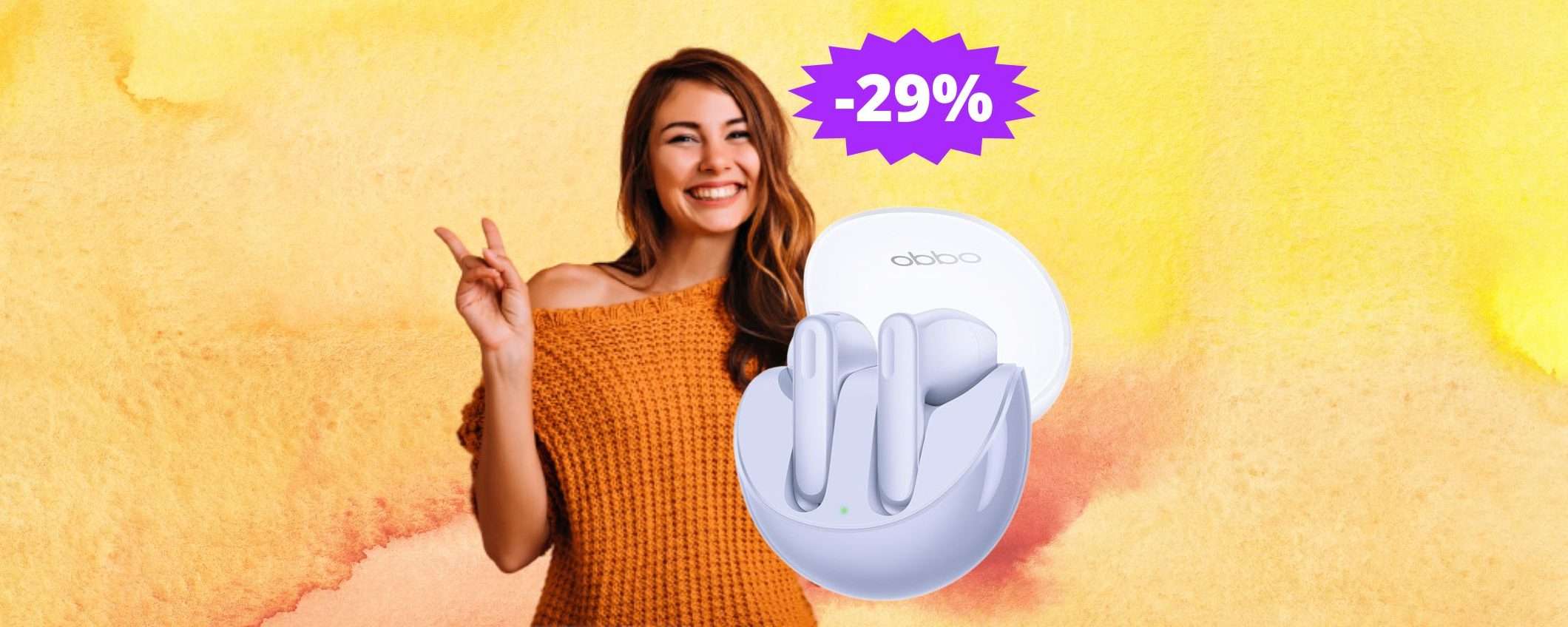 OPPO Enco Air3: IMBATTIBILI a questo prezzo (-29%) OPPO Enco Air3: IMBATTIBILI a questo prezzo (-29%)