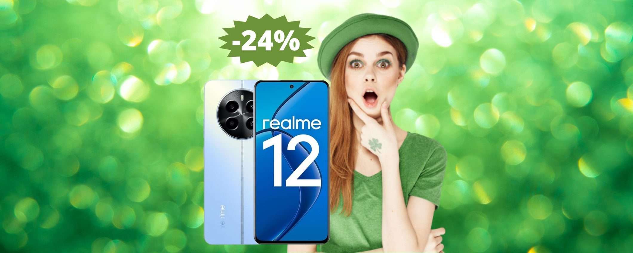 Realme 12: un'OCCASIONE da prendere al volo su Amazon (-24%)