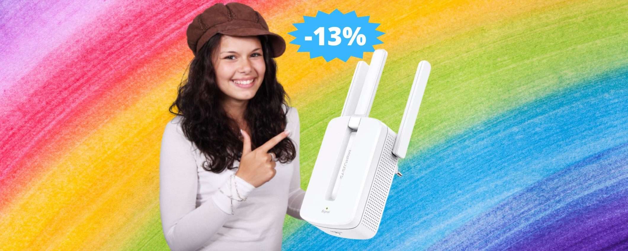 Ripetitore Mercusys TP-Link: MIGLIORA la tua connessione (-13%) Ripetitore Mercusys TP-Link: MIGLIORA la tua connessione (-13%)