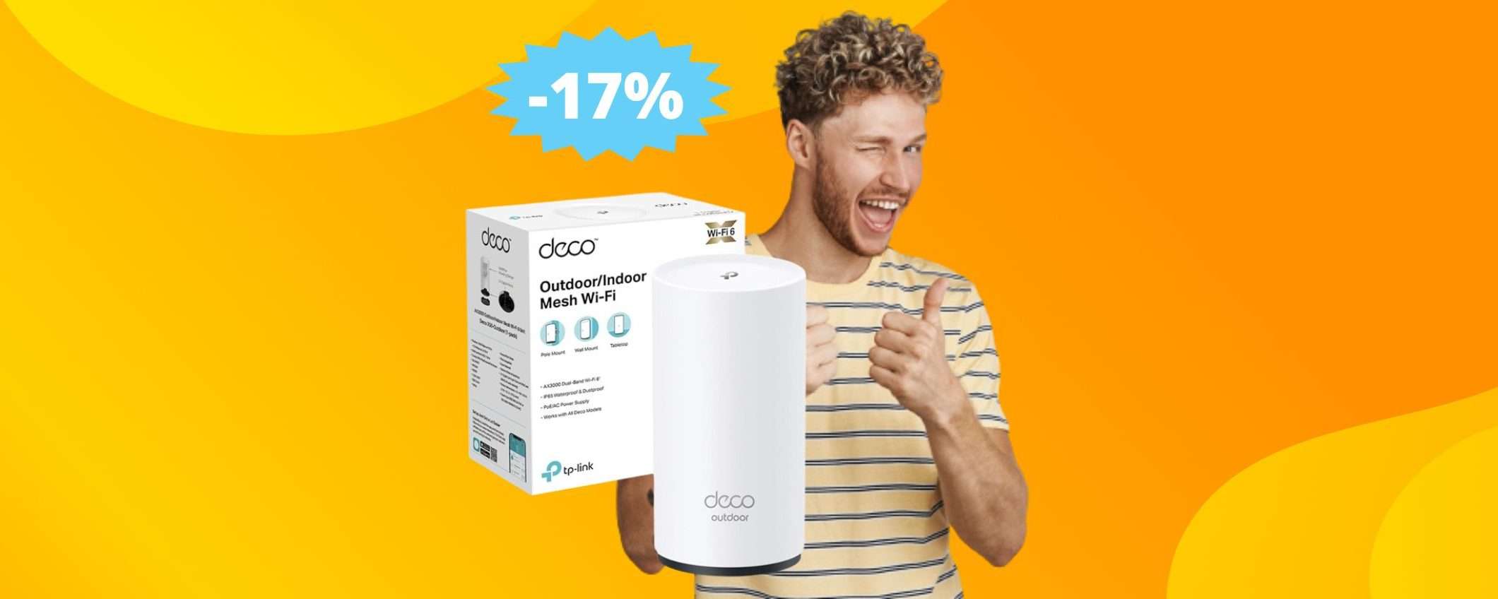 Router TP-Link Deco X50-Outdoor: un'OCCASIONE da prendere al volo Router TP-Link Deco X50-Outdoor: un'OCCASIONE da prendere al volo