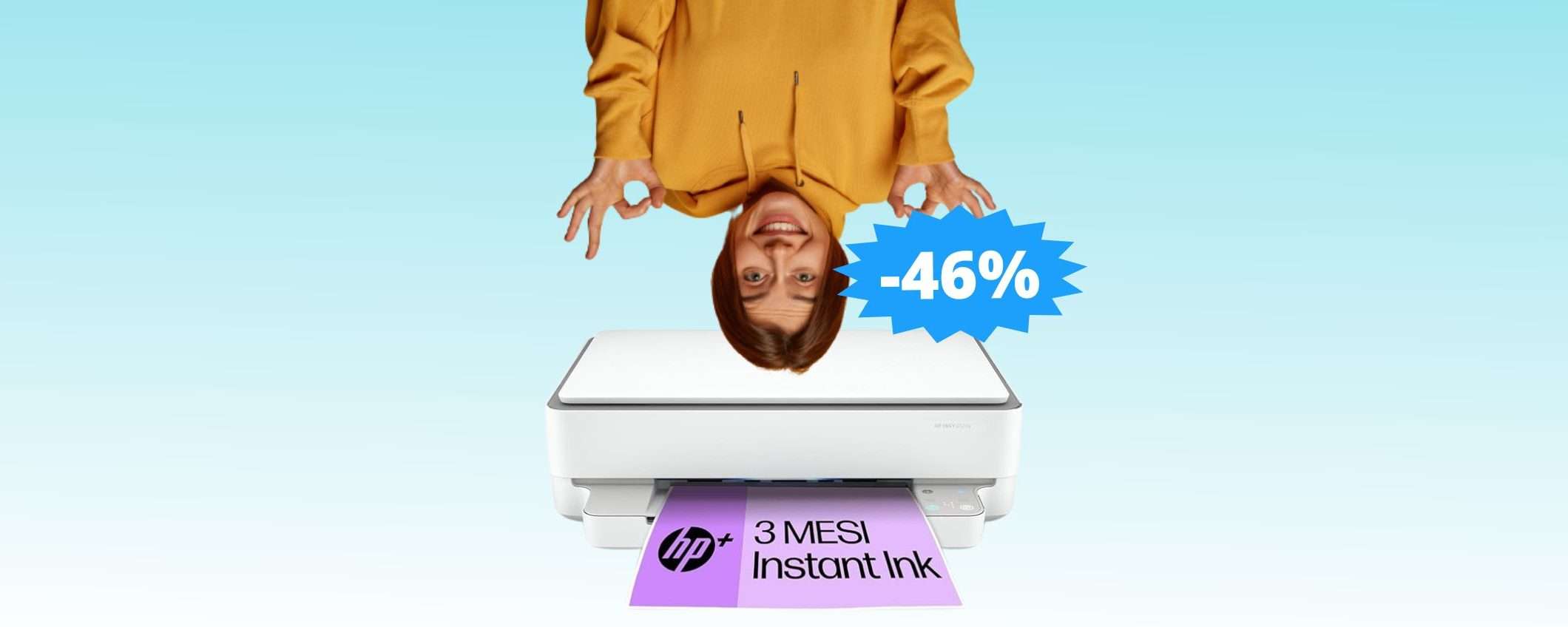 Stampante HP Envy 6020e: un'OCCASIONE da non perdere (-46%) Stampante HP Envy 6020e: un'OCCASIONE da non perdere (-46%)
