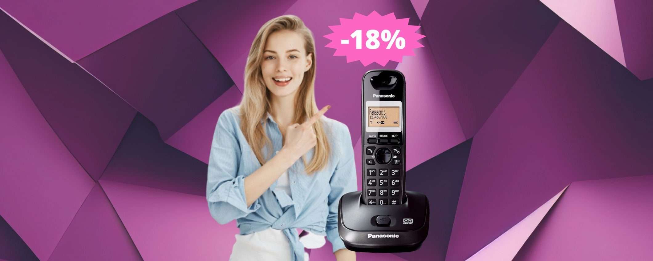 Telefono cordless Panasonic: super OFFERTA per i Prime Day (-18%) Telefono cordless Panasonic: super OFFERTA per i Prime Day (-18%)