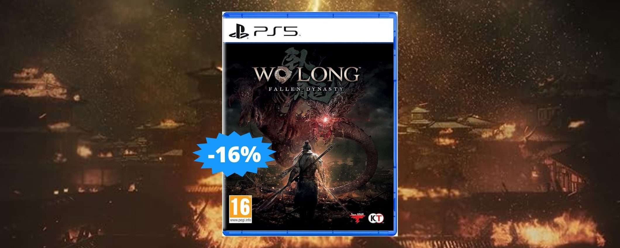 Wo Long Fallen Dynasty per PS5: sconto del 16% a tempo LIMITATO Wo Long Fallen Dynasty per PS5: sconto del 16% a tempo LIMITATO