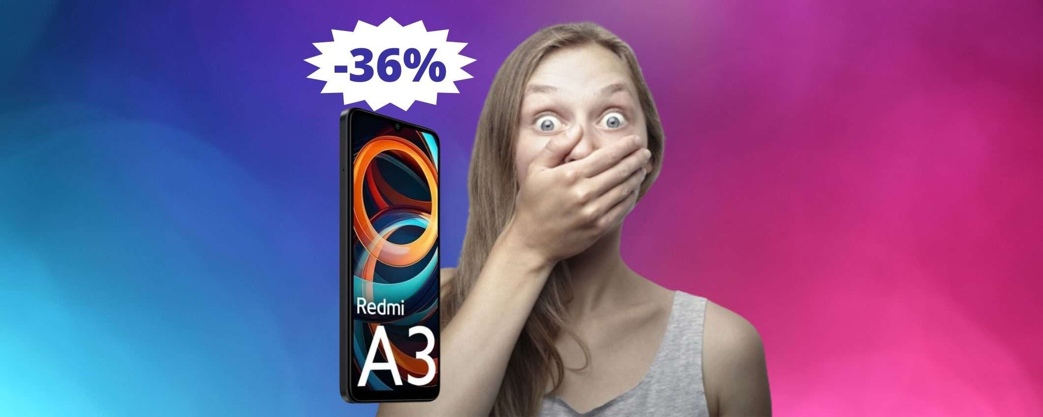 Xiaomi Redmi A3: lo smartphone di qualità senza pretese (-36%) Xiaomi Redmi A3: lo smartphone di qualità senza pretese (-36%)