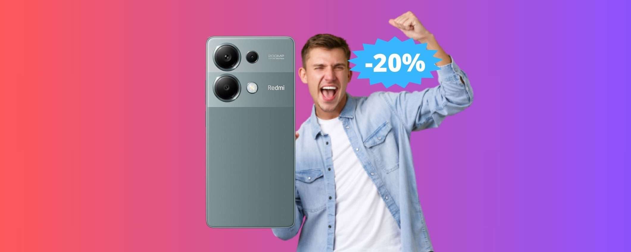 Xiaomi Redmi Note 13 Pro: IMPOSSIBILE resistergli a questo prezzo (-20%) Xiaomi Redmi Note 13 Pro: IMPOSSIBILE resistergli a questo prezzo (-20%)