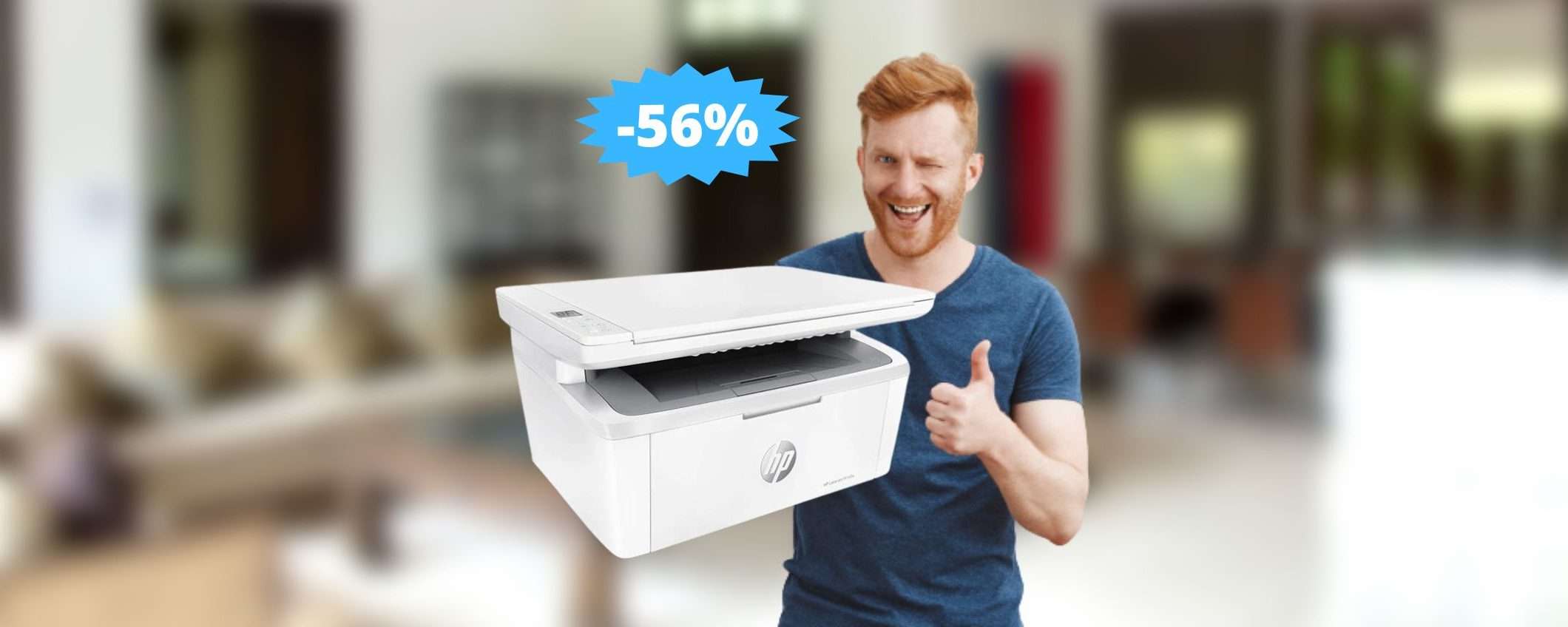 Stampante HP LaserJet M140w: prezzo BOMBA su Amazon (-56%) Stampante HP LaserJet M140w: prezzo BOMBA su Amazon (-56%)