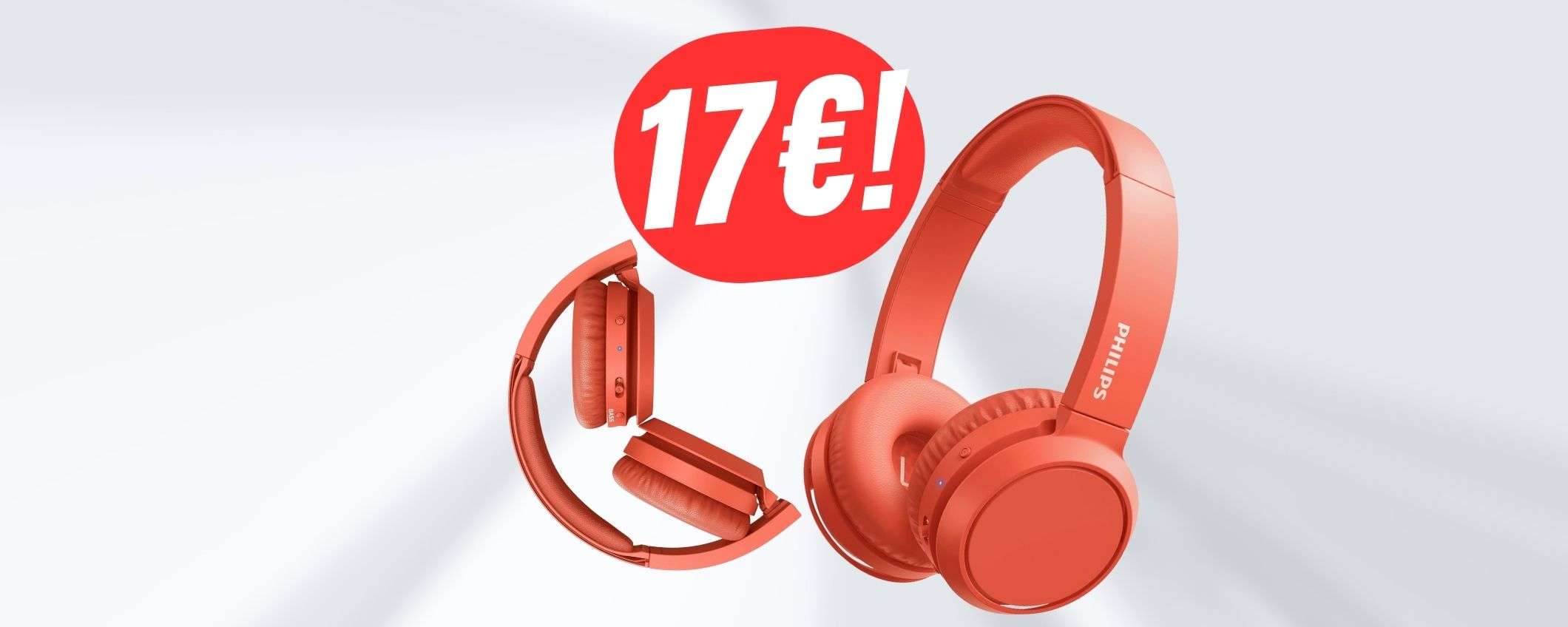 PREZZO FOLLE per le cuffie Bluetooth di Philips (risparmi il -64%!)