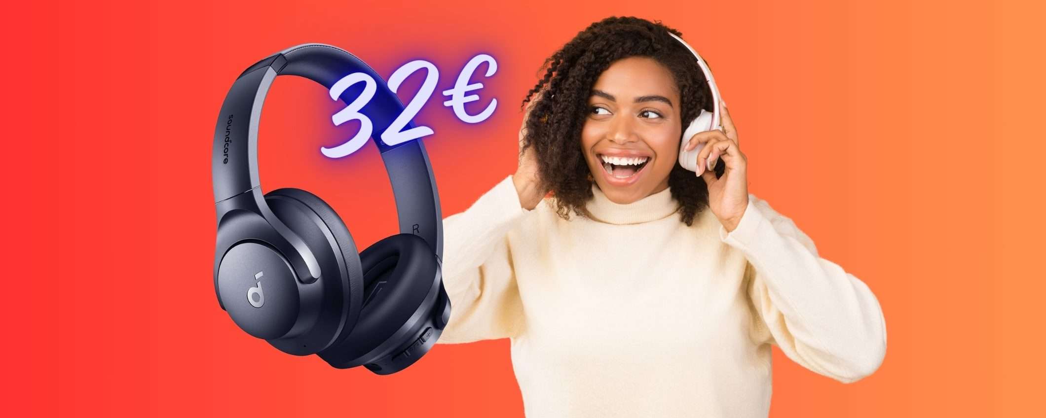 Cuffie Bluetooth con 40h di autonomia e cancellazione rumore tue a 32€ Cuffie Bluetooth con 40h di autonomia e cancellazione rumore tue a 32€