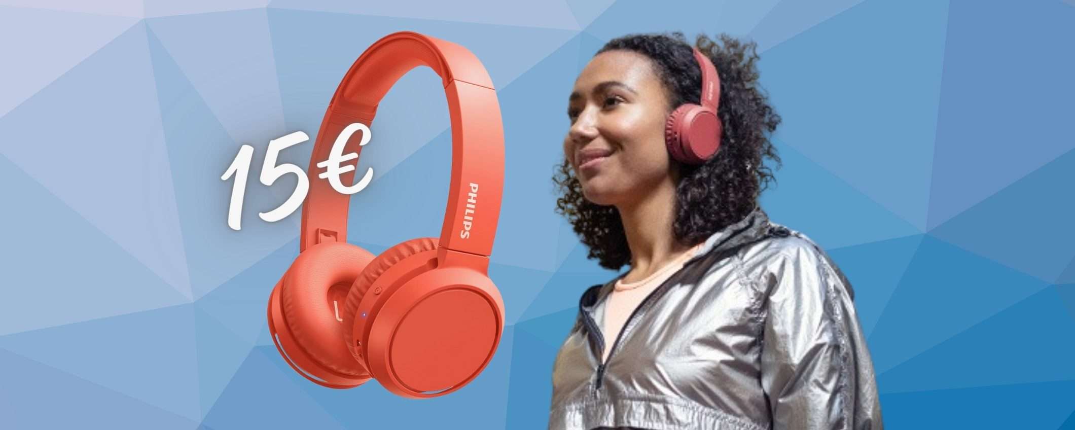Cuffie wireless Philips a PREZZO RIDICOLO al Prime Day (solo 15€) Cuffie wireless Philips a PREZZO RIDICOLO al Prime Day (solo 15€)