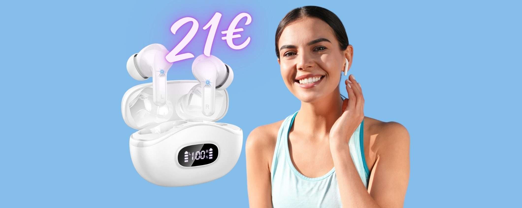 Cuffiette Bluetooth a POCHISSIMO che non deludono: su Amazon 21€ Cuffiette Bluetooth a POCHISSIMO che non deludono: su Amazon 21€