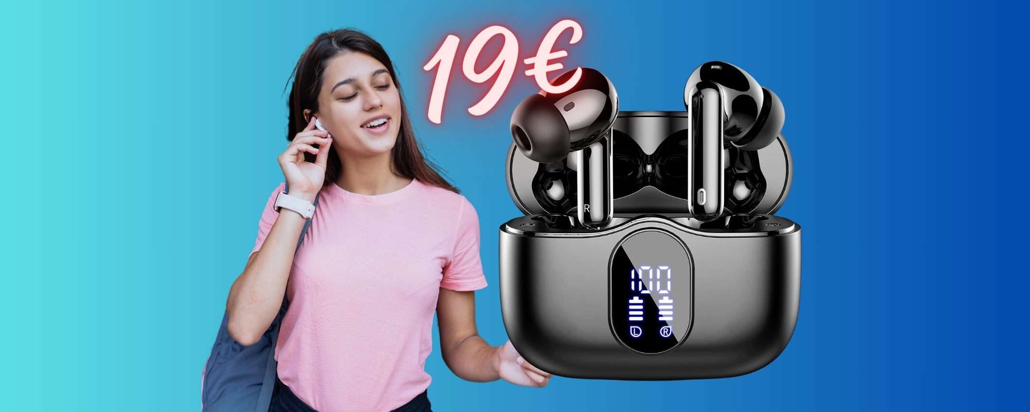 Cuffiette Bluetooth di qualità? Non spendere un capitale, ti BASTANO 19€ Cuffiette Bluetooth di qualità? Non spendere un capitale, ti BASTANO 19€