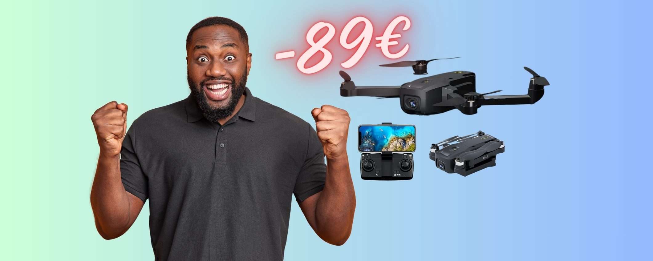 Drone con telecamera Sony IMX 4K e GPS in DOPPIO SCONTO Amazon Drone con telecamera Sony IMX 4K e GPS in DOPPIO SCONTO Amazon