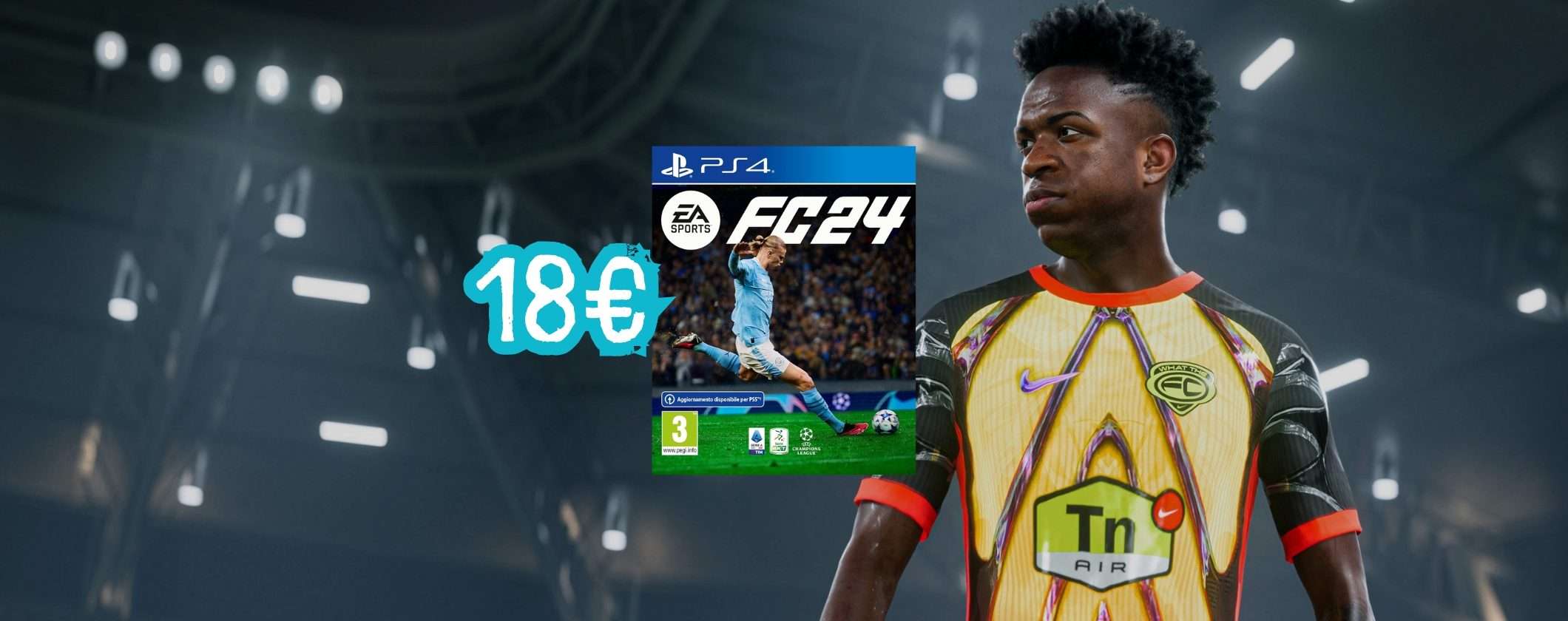 EA SPORTS FC 24: prezzo SHOCK per la versione PS4, solo 18€ EA SPORTS FC 24: prezzo SHOCK per la versione PS4, solo 18€
