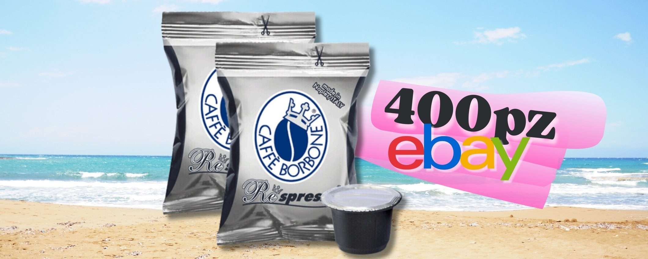 400 capsule Caffè Borbone miscela NERA per NESPRESSO a 0,17€ cad 400 capsule Caffè Borbone miscela NERA per NESPRESSO a 0,17€ cad