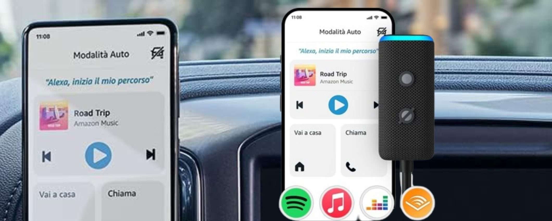 Echo Auto a 49,99€: sconto WOW e rendi SMART ogni VECCHIA automobile Echo Auto a 49,99€: sconto WOW e rendi SMART ogni VECCHIA automobile