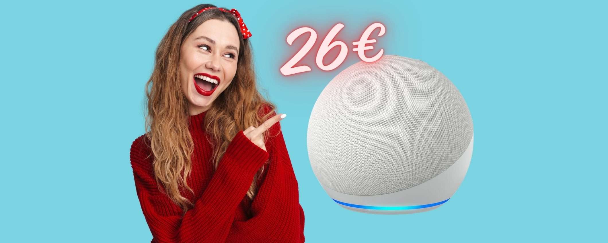 Echo Dot di 5ª generazione a SOLI 26€ con le OFFERTE Prime Day Echo Dot di 5ª generazione a SOLI 26€ con le OFFERTE Prime Day