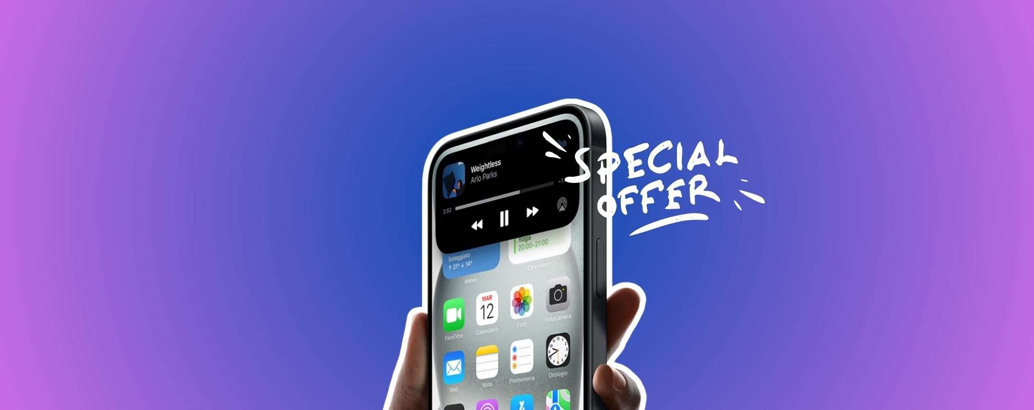 Fai l'upgrade con iPhone 15 128GB, oggi in OFFERTISSIMA su eBay Fai l'upgrade con iPhone 15 128GB, oggi in OFFERTISSIMA su eBay