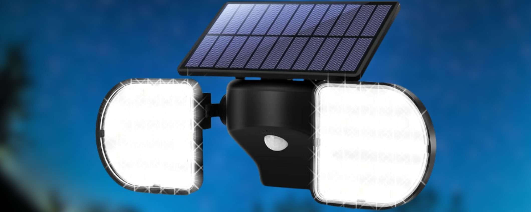 Faro solare di design a doppia testa: LUMINOSISSIMO e scontatissimo (13€) Faro solare di design a doppia testa: LUMINOSISSIMO e scontatissimo (13€)