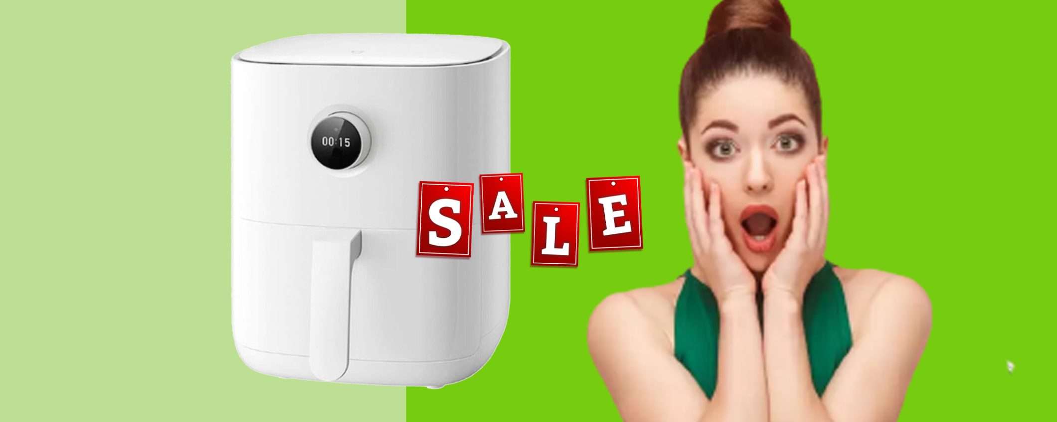 Friggitrice ad aria Xiaomi Mi Smart Air Fryer: sconto BOMBA (-43%) Friggitrice ad aria Xiaomi Mi Smart Air Fryer: sconto BOMBA (-43%)