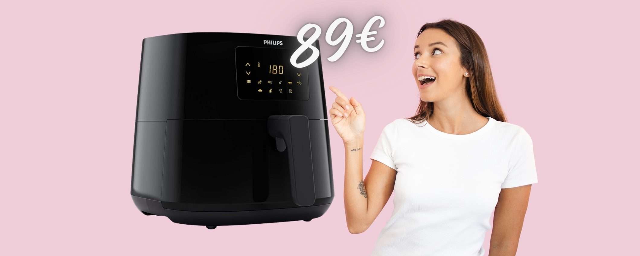 Friggitrice ad aria Philips da 6,2 l a PREZZO INCREDIBILE, solo 89€ Friggitrice ad aria Philips da 6,2 l a PREZZO INCREDIBILE, solo 89€