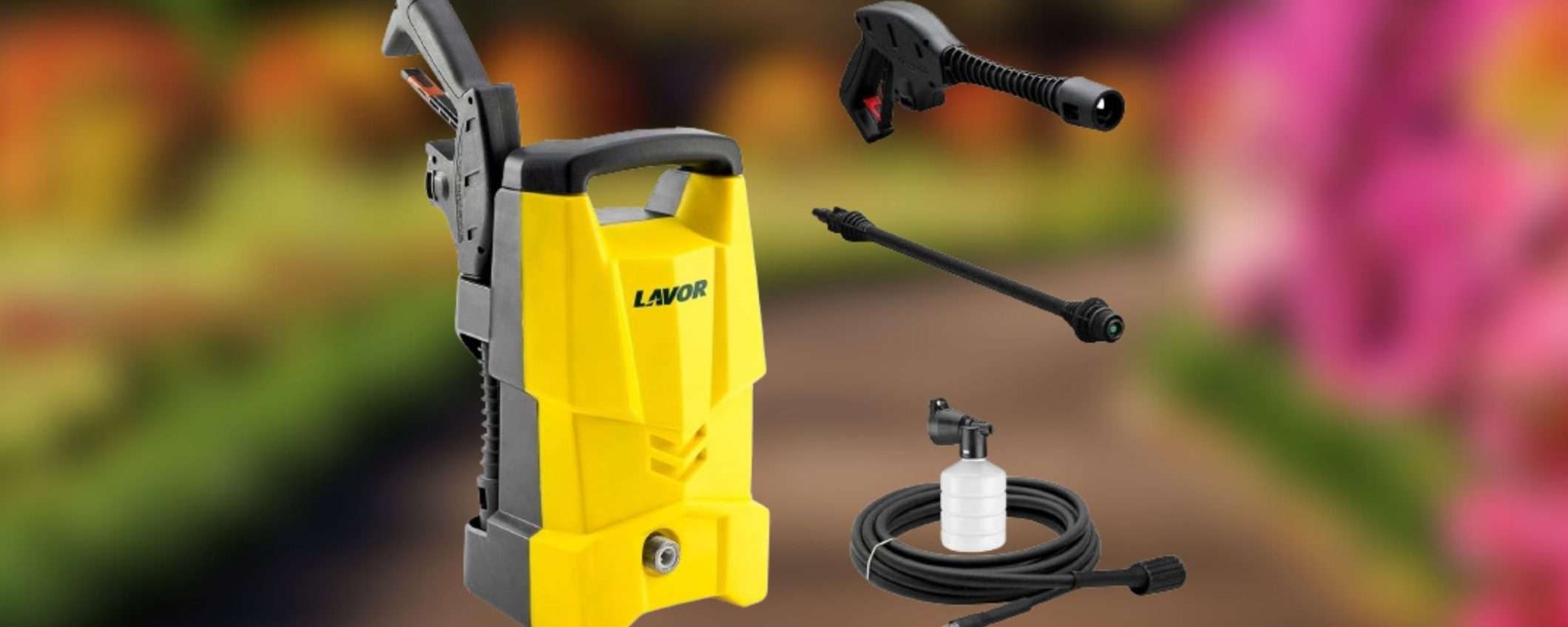 Idropulitrice Lavor a 69€: 120 bar di potenza per DISINTEGRARE lo sporco Idropulitrice Lavor a 69€: 120 bar di potenza per DISINTEGRARE lo sporco
