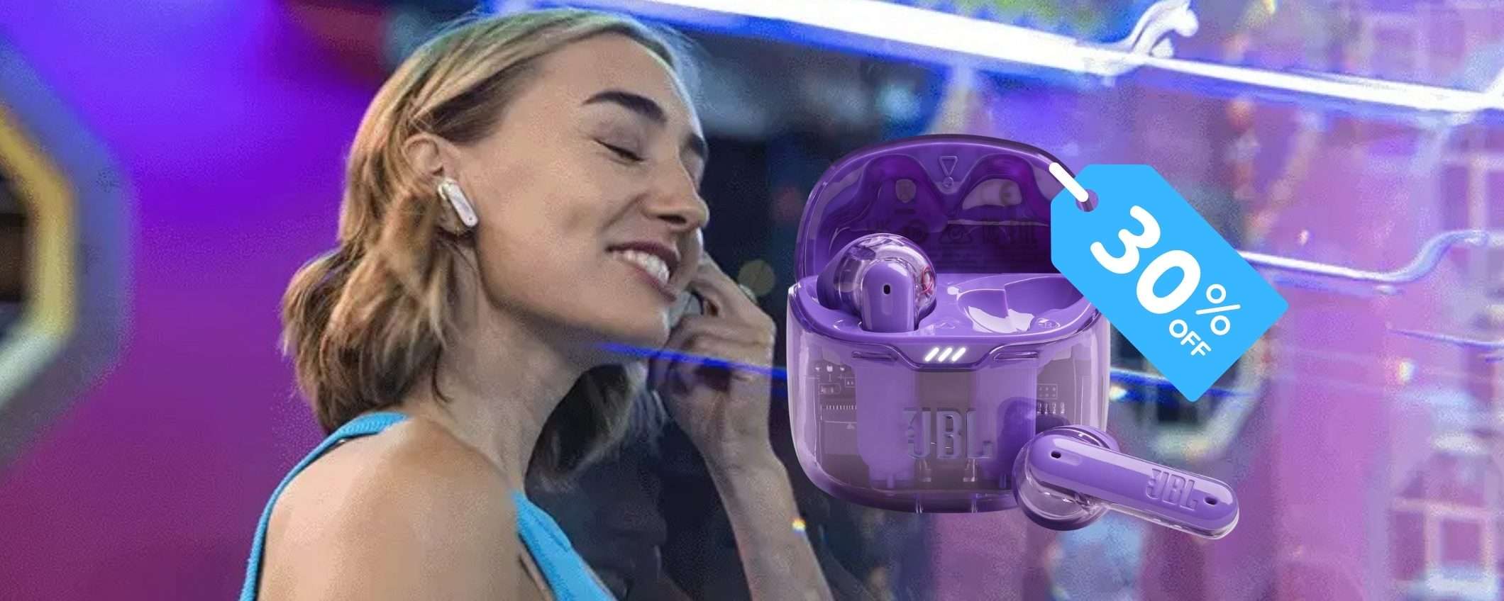 JBL Tune Flex Ghost al PREZZO più BASSO di SEMPRE (-30%) JBL Tune Flex Ghost al PREZZO più BASSO di SEMPRE (-30%)