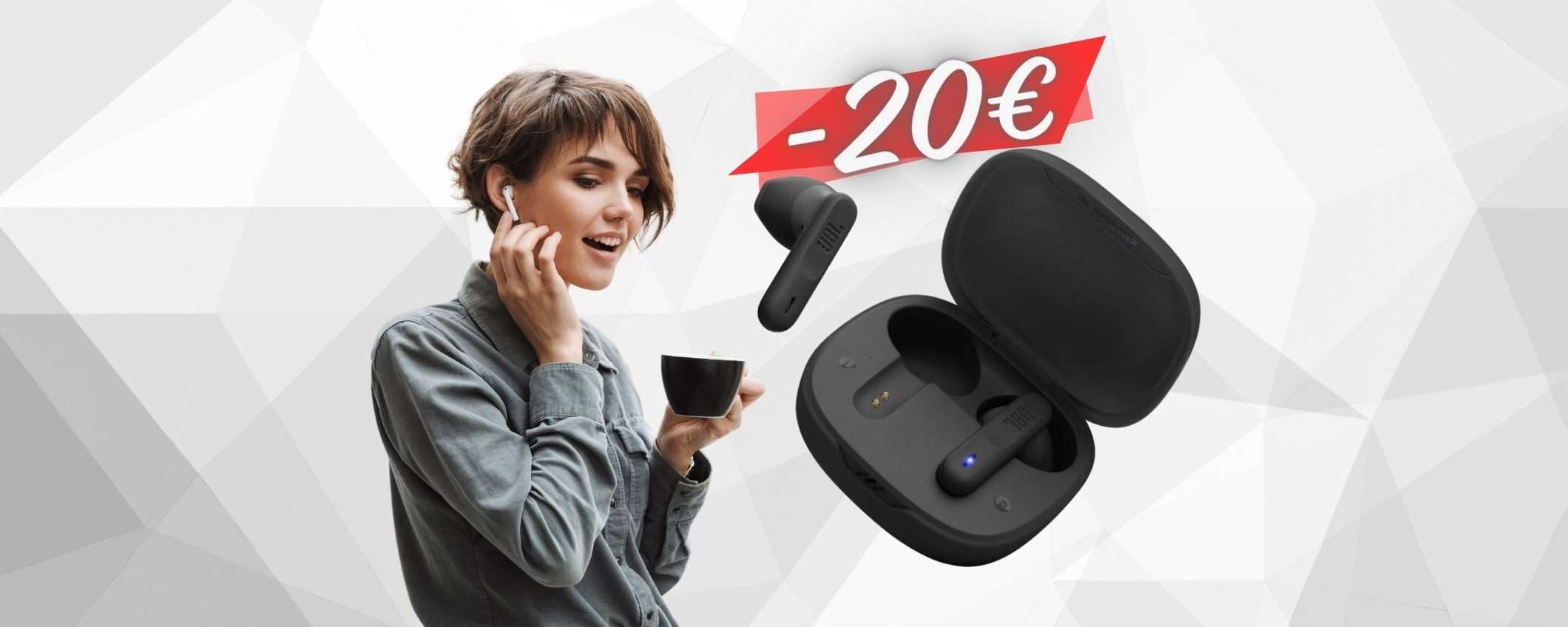 JBL Wave Flex: i mitici auricolari wireless a PREZZO STRACCIATO su eBay JBL Wave Flex: i mitici auricolari wireless a PREZZO STRACCIATO su eBay