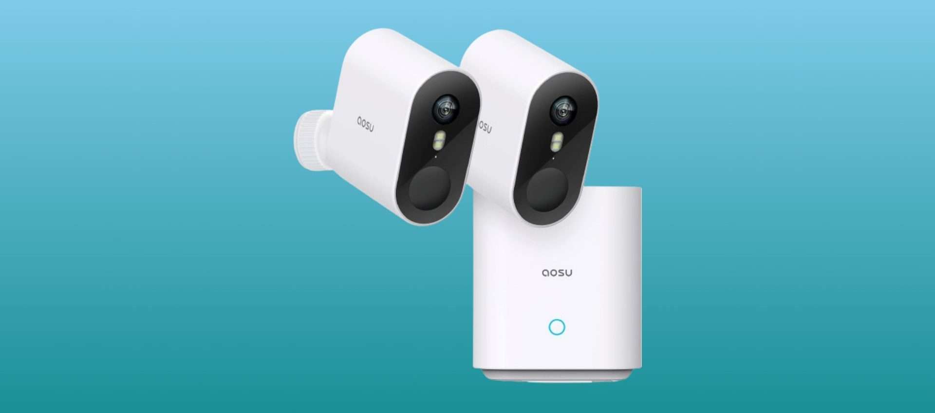 AOSU 2K HD in offerta: sconto imperdibile sul kit con due telecamere di sicurezza AOSU 2K HD in offerta: sconto imperdibile sul kit con due telecamere di sicurezza